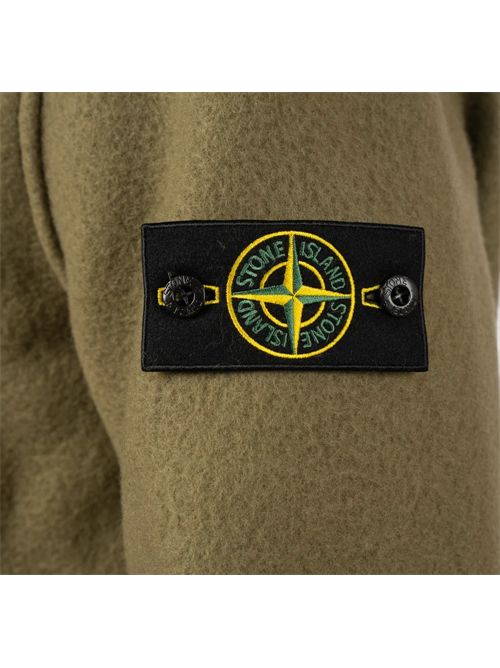 Doppiopetto in lana e cashmere Stone Island | L2S15 4100040 S0453V005G MILITARY GREEN